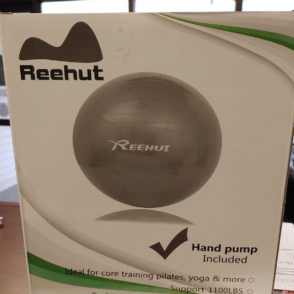 BRAND NEW Reehut Exercise Ball - Size Large (65 cm) - Picture 2 of 3